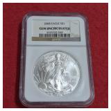 2008 American Silver Eagle Gem Uncirculated