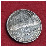 1oz .999 Fine Silver Round Vintage 1985 Halley's