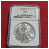 1994 American Silver Eagle MS69