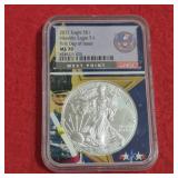 2021 Heraldic American Silver Eagle First