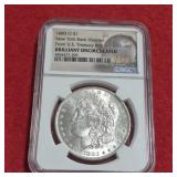 1883 O New York Bank Hoard from US Treasury Bag