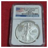 2013 S MS70 Early Releases American Silver Eagle
