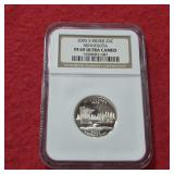 Silver 2005 S US Quarter