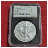 2018 W American Silver Eagle MS69