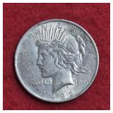 1922 US Silver Peace Dollar