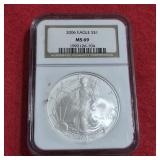 2006 MS69 American Silver Eagle