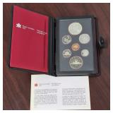 1983 Royal Canadian Mint Silver Dollar Proof Set