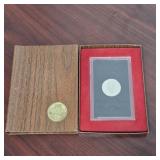 Silver 1971 US Eisenhower Dollar Proof Coin