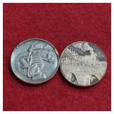 .999 Silver Rounds Gaming Tokens