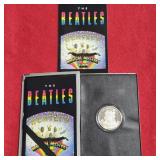 1oz Fine Silver Round 1990 The Beatles