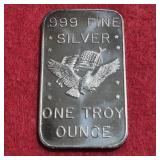 1oz .999 Fine Silver Bar