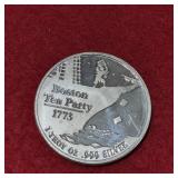 1oz .999 Fine Silver Round