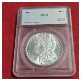 1881 Morgan Silver Dollar