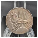 1oz .999 Fine Silver Round Vintage SERI