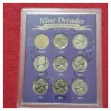 Nine Decades of American Nickels