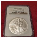 2008 Gem Uncirculated American Silver Eagle
