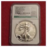 2006 Reverse PF70 American Silver Eagle
