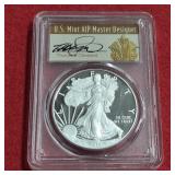 2018 W First Day of Issue American Silver Eagle