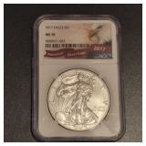 2017 MS70 American Silver Eagle