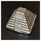 5oz .999 Fine Silver Pyramid Hand Poured Bar #1241