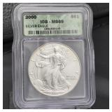 2000 MS69 American Silver Eagle