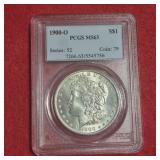 1900 O Morgan Silver Dollar MS63