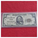 1929 Federal Reserve of Chicago IL $50 Banknote