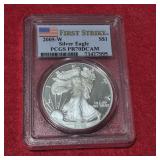 2005 W PR70DCAM American Silver Eagle