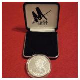 1oz Fine Silver Round Alaska Mint