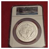 5oz .999 Fine Silver Round 2015 P First Day of