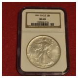 1991 MS69 American Silver Eagle