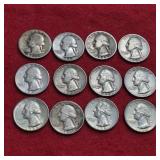 90% Silver US Washington Quarter Collection