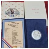 1988 Walt Disney & Mickey Mouse 1oz .999 Fine