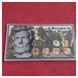 9 Decades of Lincoln Pennies