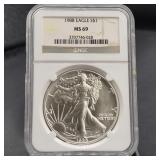 1988 MS69 American Silver Eagle