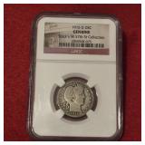 1916 D US Barber Silver Quarter Stack's W 57th