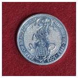 2oz .999 Fine Silver Round 2019 5 Pounds