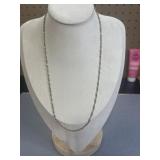 19in Sterling Rope Chain Necklace