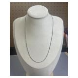 Sterling 2.5mm Curb Chain Necklace