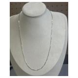 17in Sterling Box Chain Necklace