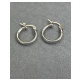 925 Huggie Style Hoop Earrings