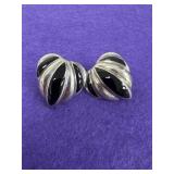 925 Black Onyx Earrings