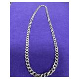 Flat Cuban 925 Link Chain Necklace
