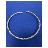 Sterling Twisted Wire Rope Necklace