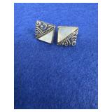 925 Mother of Pearl Stud Earrings