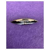Vintage Norwegian Guillochï¿½ Enamel Brooch