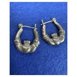 925 Vintage Hoop Earrings