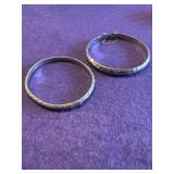 Sterling Hinged Bracelets