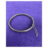 Sterling Hinged Bracelet