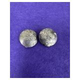 Native American Sterling Concho Studs
